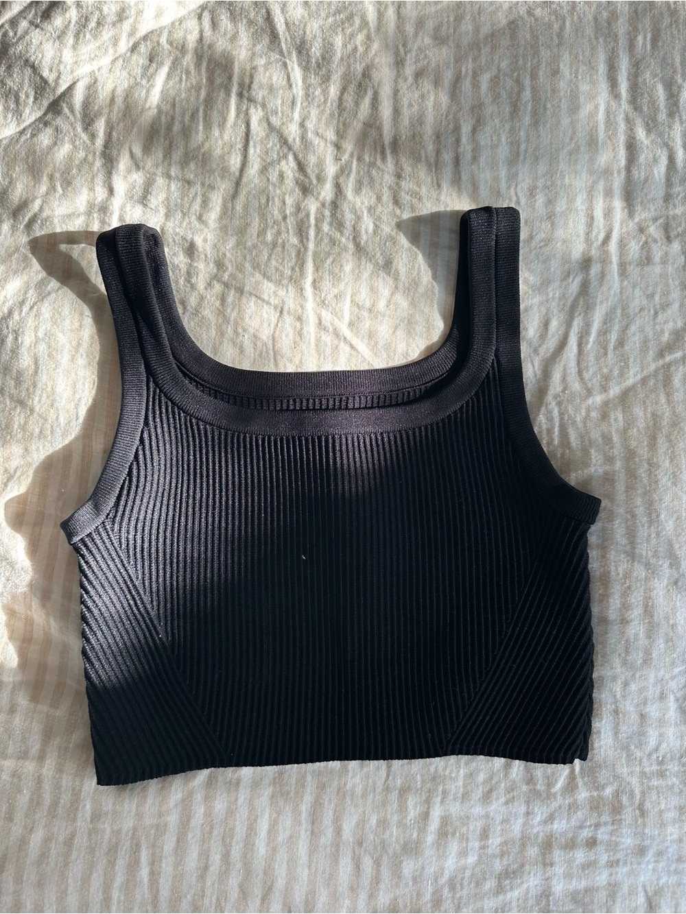 Cuts Clothing Coreflex© Tank Cropped | Black